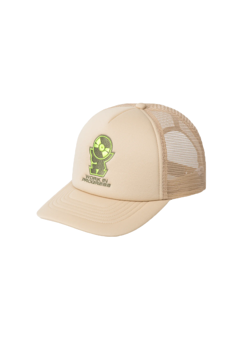 Carhartt WIP I034357 Harttronix dusty H brown trucker cap