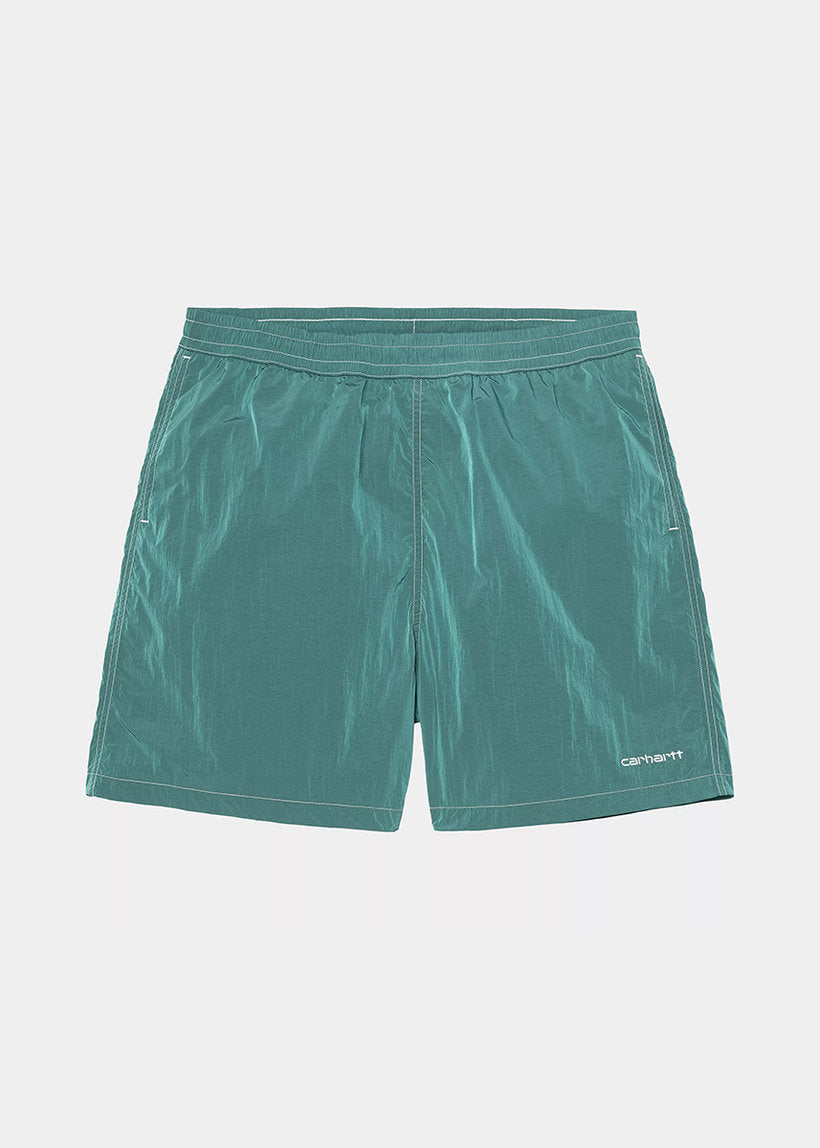 Carhartt WIP I034570 Canby rainforest/white swim trunks