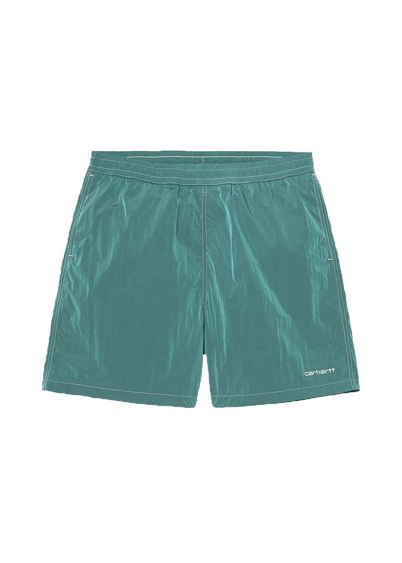 Carhartt WIP I034570 Canby rainforest/white swim trunks
