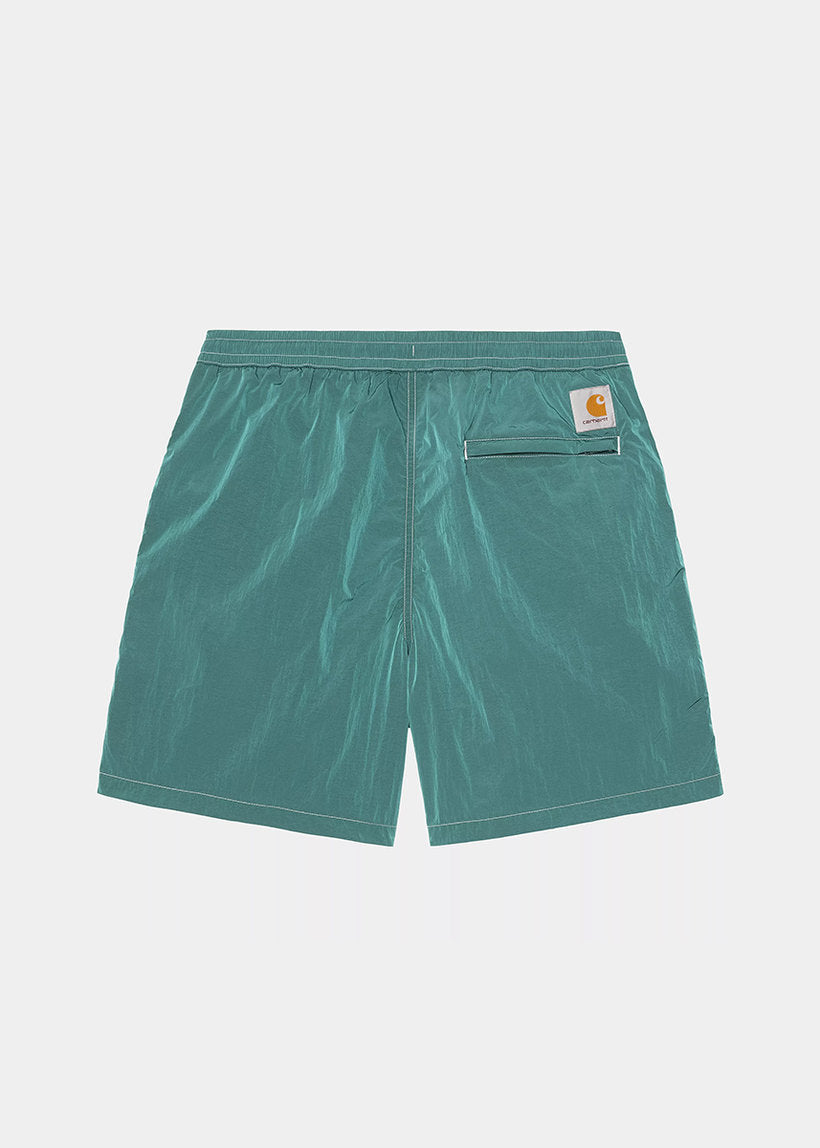 Carhartt WIP I034570 Canby rainforest/white swim trunks