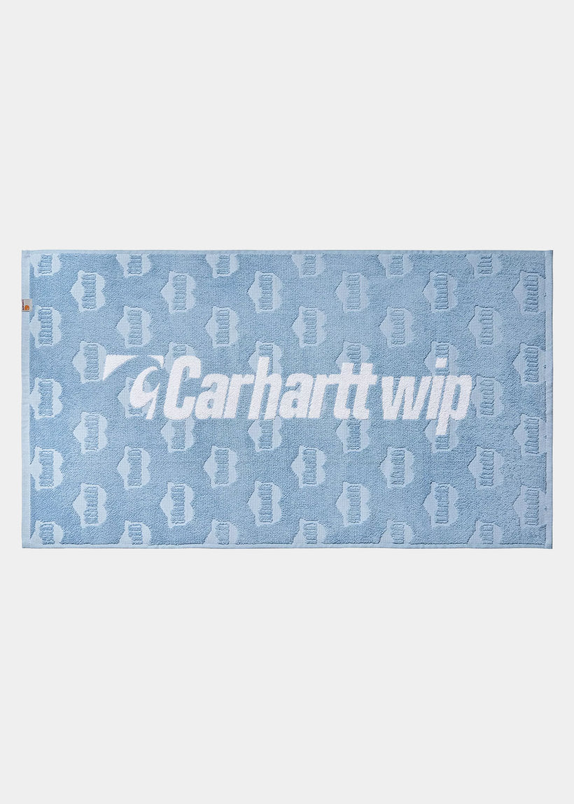 Carhartt WIP I035268 Heart Train bluebird/white big sport towel