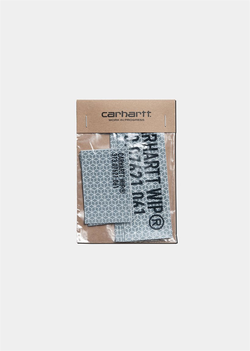 Carhartt WIP I033617 Tour plastic reflective grey sticker bag