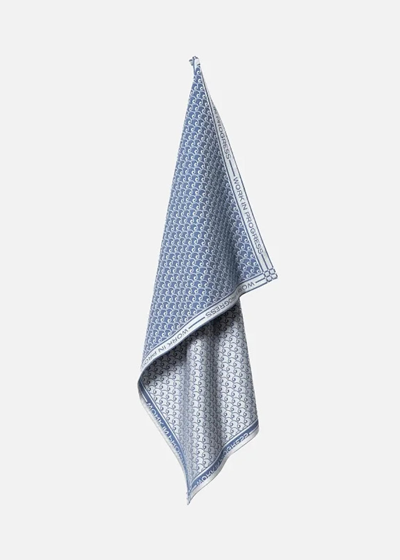 Carhartt WIP I034143 jacquard white/blue tea towel set