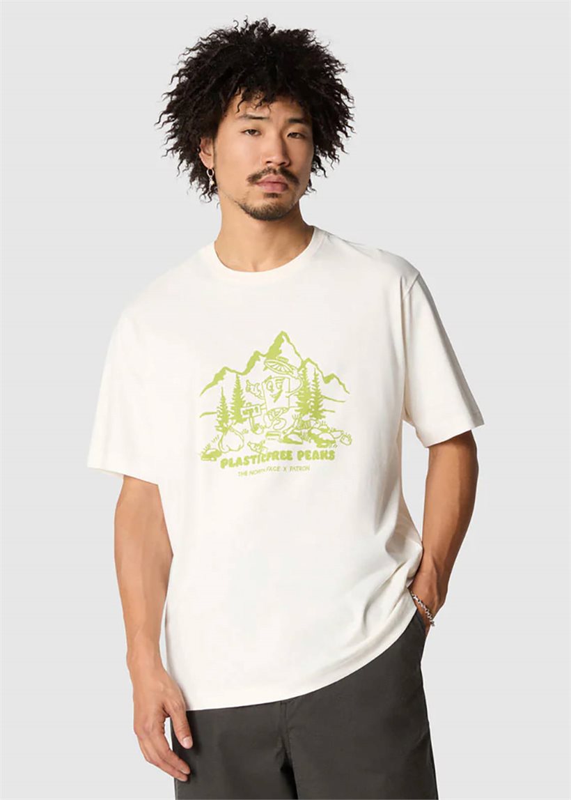 The North Face NF0A87DXQLI1 M' Nature S/S white dune tee