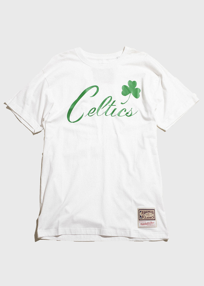 Mitchell &amp; Ness NBA Team Logo UPD Boston Celtics white tee
