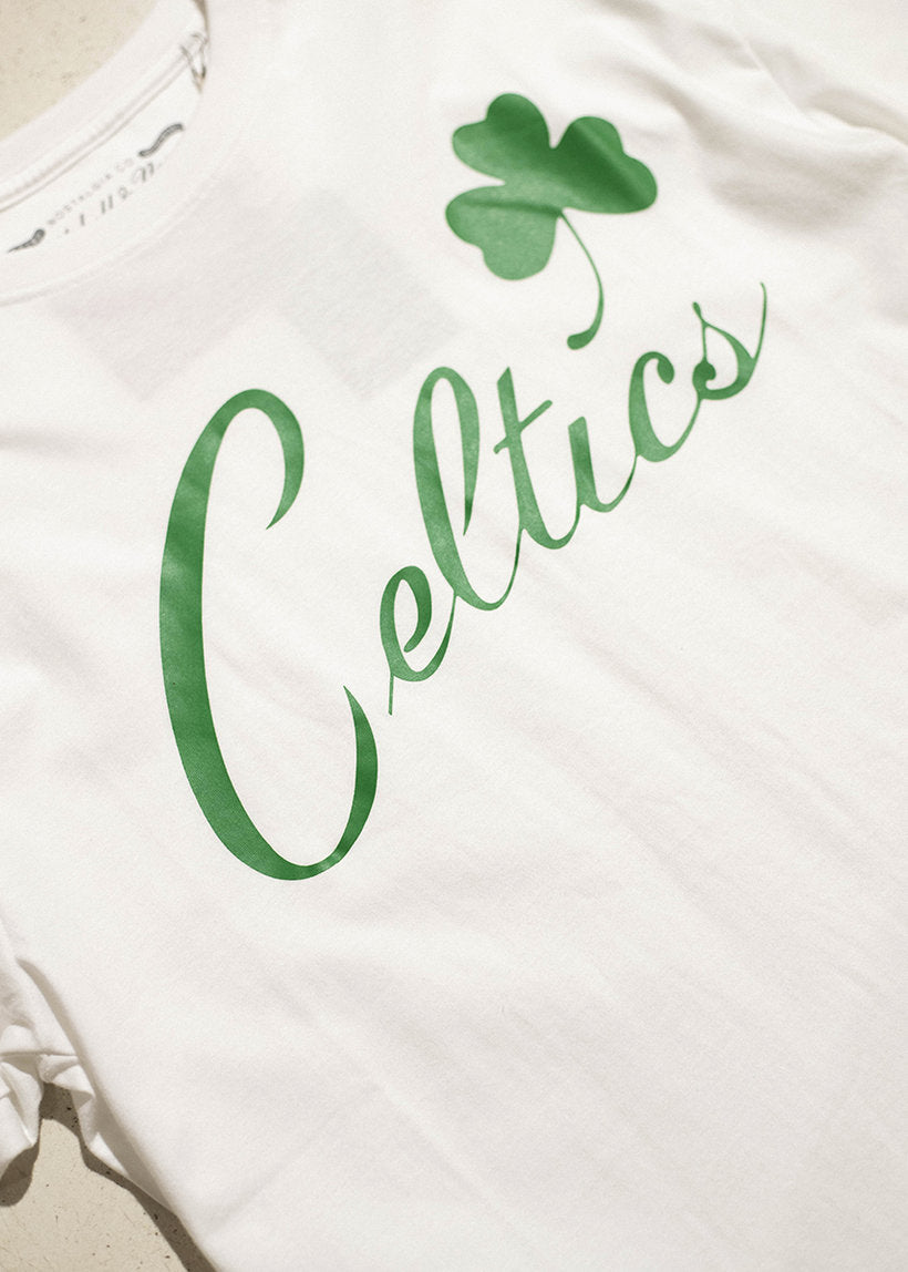 Mitchell &amp; Ness NBA Team Logo UPD Boston Celtics white tee