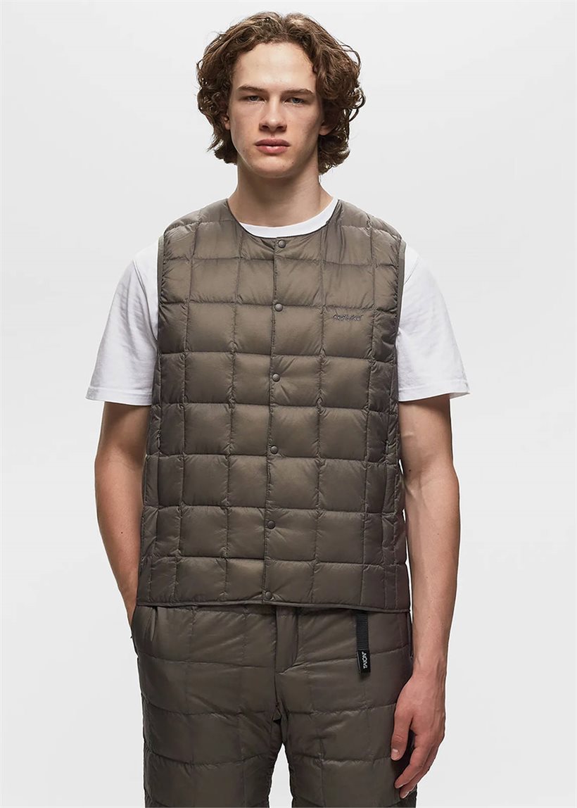 Gramicci G3FU-J100 Inner Down stone grey vest