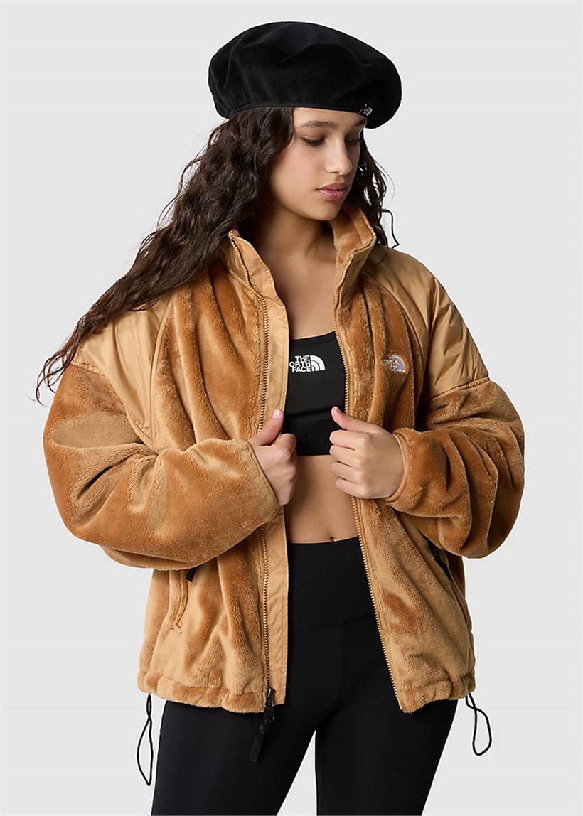The North Face NF0A84F8I0J W' Versa Velour almond butter jacket