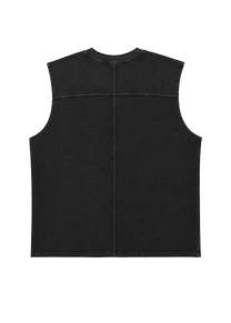 Dangerous Minds waffle black sleeveless tshirt