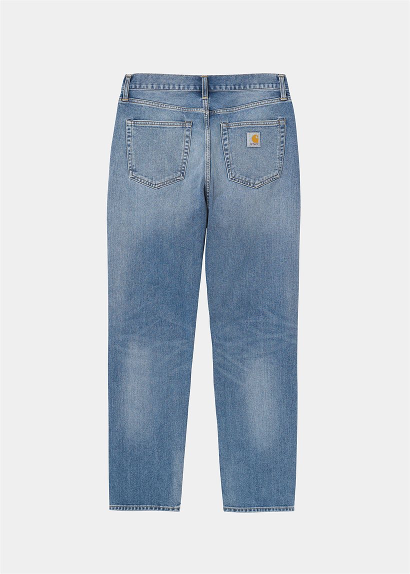 Carhartt WIP I029208 Newel blue worn bleached pants
