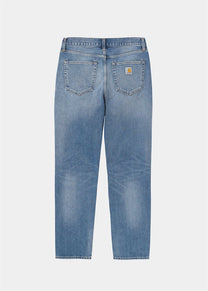 Carhartt WIP I029208 Newel blue worn bleached pants
