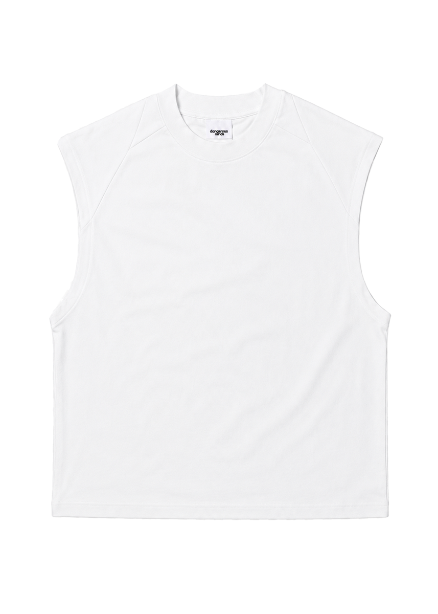 Dangerous Minds loose white sleeveless tshirt