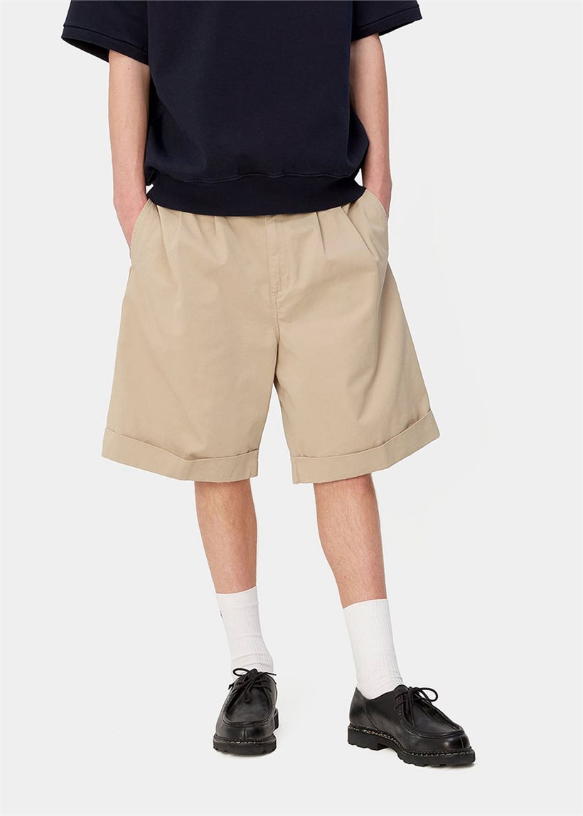 Carhartt WIP I033130 Mart wall stone washed shorts