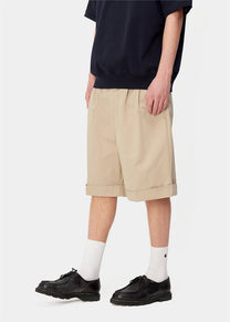 Carhartt WIP I033130 Mart wall stone washed shorts